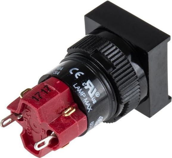 Immagine prodotto RS PRO Pushbutton switch,SPDT,square,latching