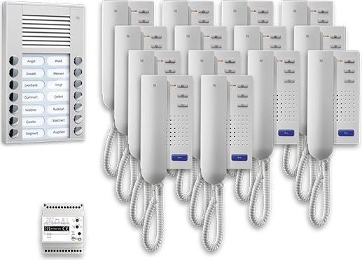 TCS Stazione di comando audio per porte frontali Pack 14 PPA14-IT/02