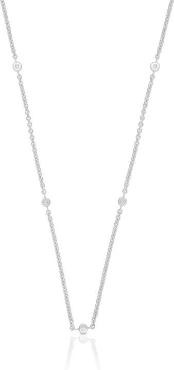 Immagine prodotto Muau Ancora rotonda (Oro bianco 750/18 carati, 45 cm)