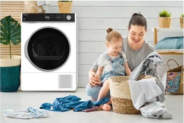 Actual product image Sharp KD-NHH8S8GW3-DE (8 kg, Right)