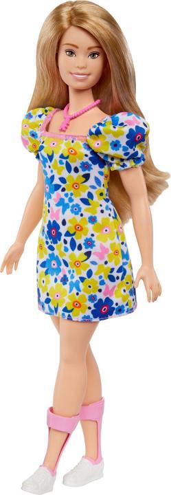 Barbie Poupée trisomique Fashionistas en robe à fleurs