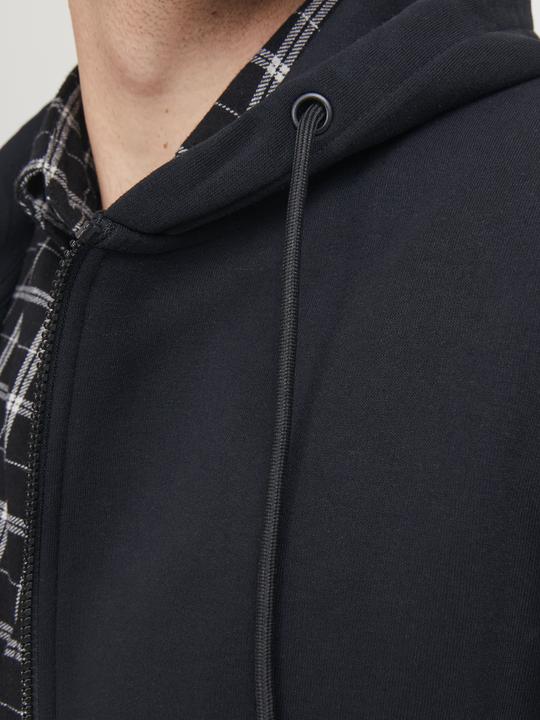 Produktbild Jack & Jones Plus Size Einfarbig Kapuzenpullover mit Reissverschluss Kapuzenpullover mit Reissverschluss (XXL)