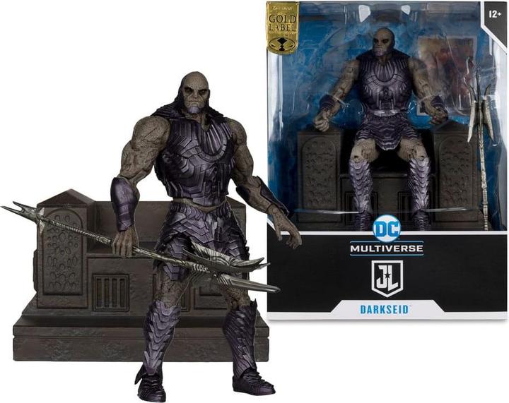Produktbild McFarlane Zack Snyder's Justice League DC Multiverse Mega Actionfigur Darkseid with Throne (Gold Label) 24 cm