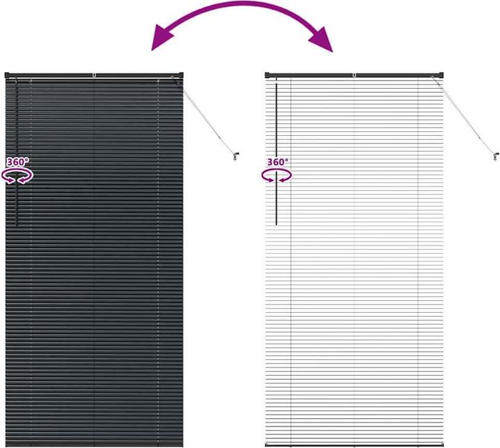 Produktbild vidaXL Balkenjalousien (220 x 100 cm)