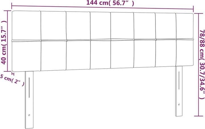 Produktbild vidaXL Gianna (160 x 5 x 88 cm)