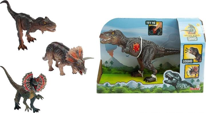 Produktbild Simba Dinosaurier mit Sound, 3-sort.