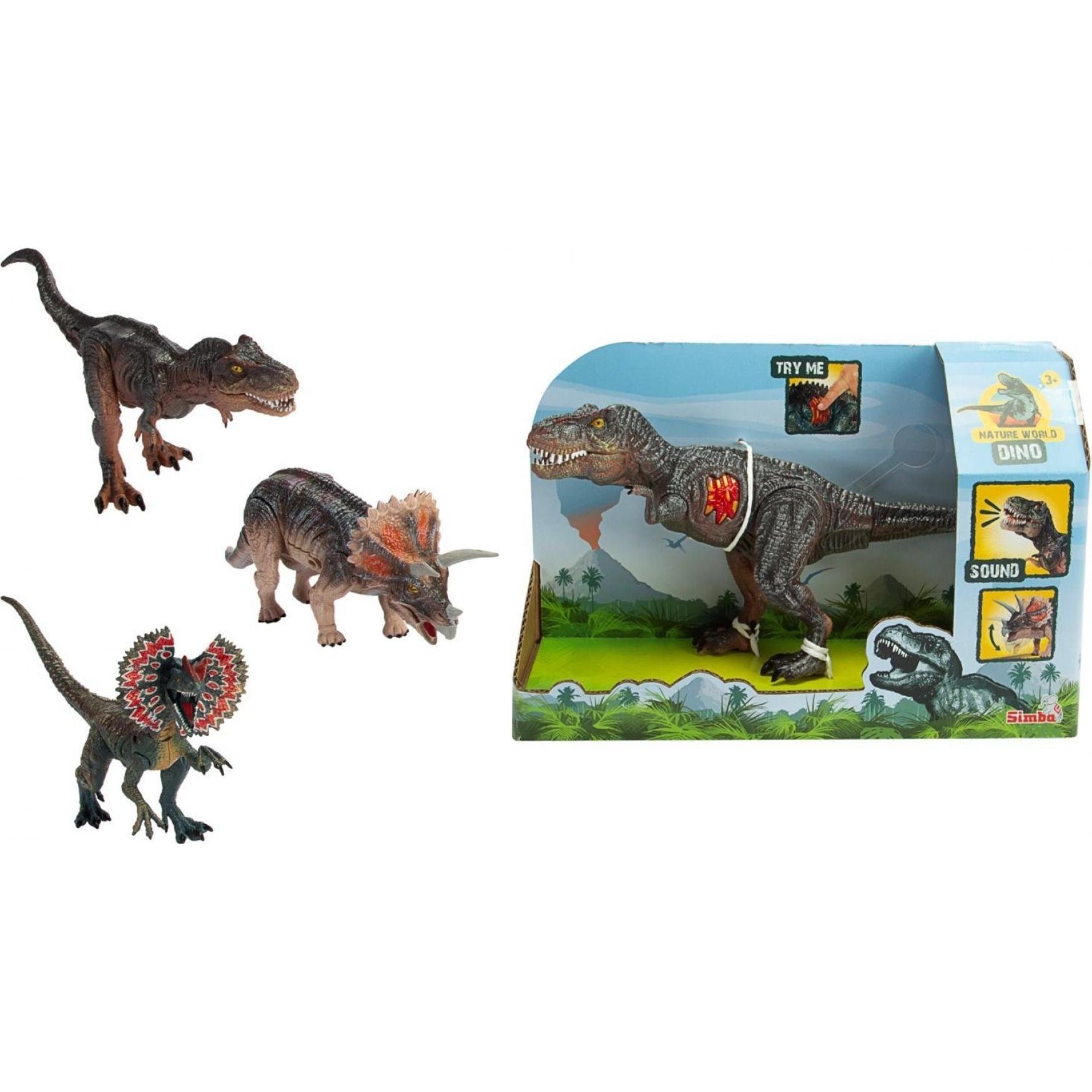 Simba Dinosaurier mit Sound, 3-sort.