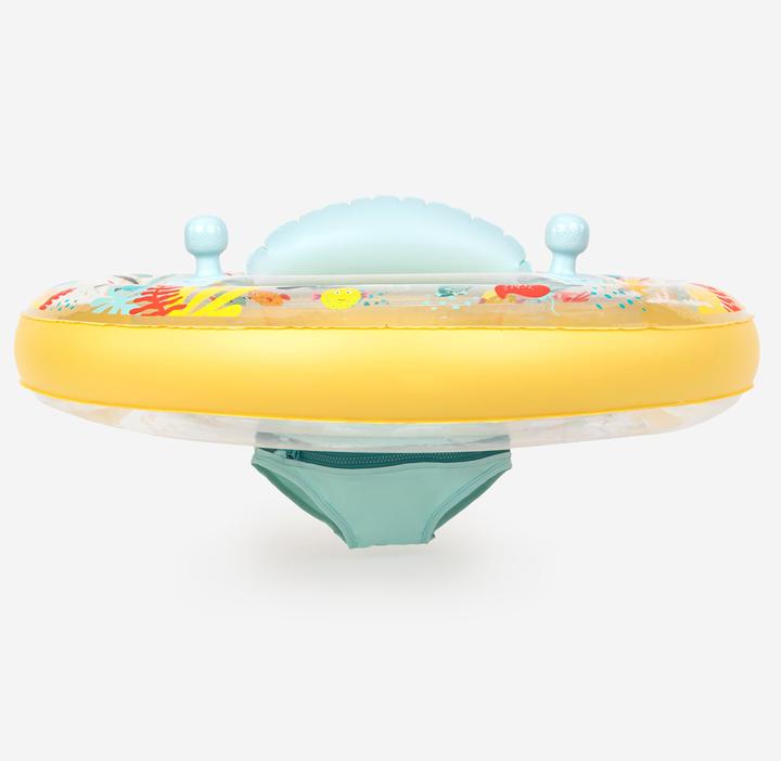 Image du produit Nabaiji Bouée siège de piscine avec poignées Bébé 7-15kg - allfish jaune