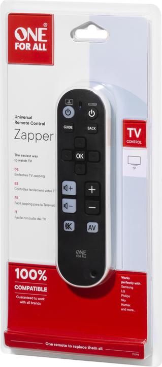 Actual product image One for All URC 6810 TV Zapper (Universal remote control, Infrared)