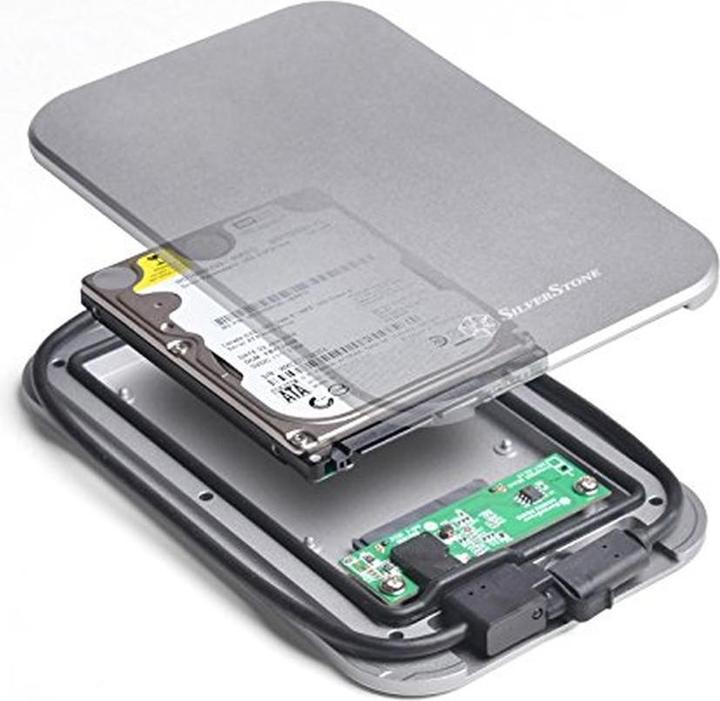 Actual product image Silverstone Mammoth Series MMS02 - Storage Enclosure - 2.5" (6.4 cm) (2.5")