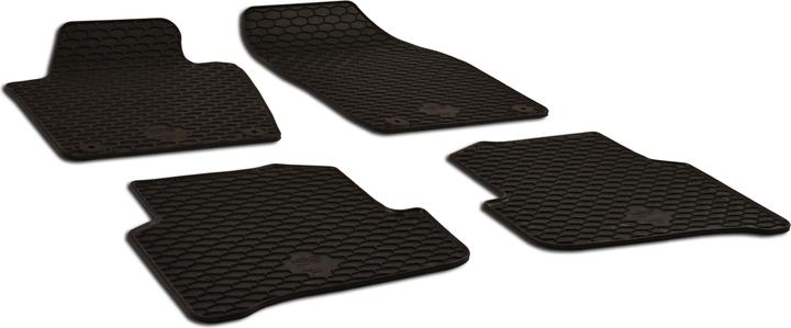 Actual product image Walser Rubber mats for Skoda Fabia 3 BJ 2014 today (2 front mats + 2 rear mats)