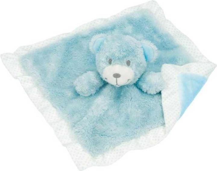 Produktbild Goki Kuscheltuch Bär hellblau