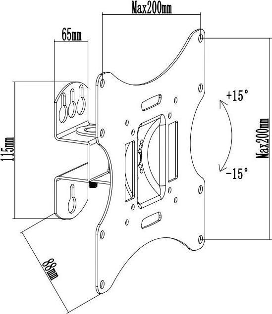 Immagine prodotto La Vague WM-SF1-32 (Muro, 25 kg, 17" - 32")