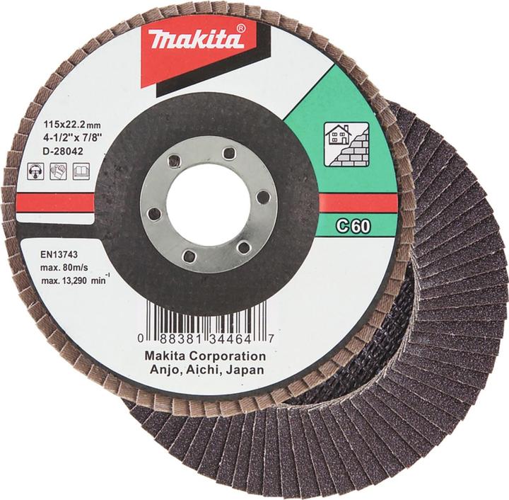 Actual product image Makita Flap disc 180mm C60F (60)