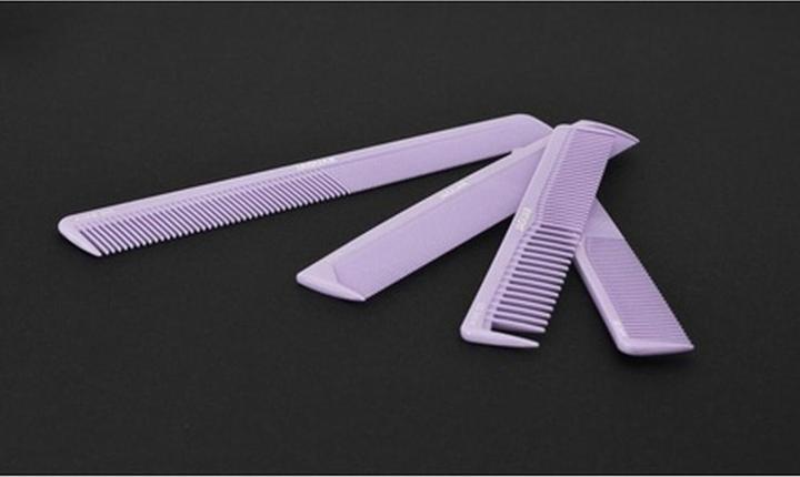 Actual product image Jaguar A-Line Comb Set with 9 Lavender Combs No. A599-16