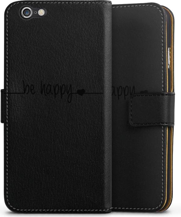 Produktbild DeinDesign Tasche für Apple iPhone 6 Handy Flip Case Wallet Cover Handytasche Leder Motiv ohne Hintergrund (Apple iPhone 6)