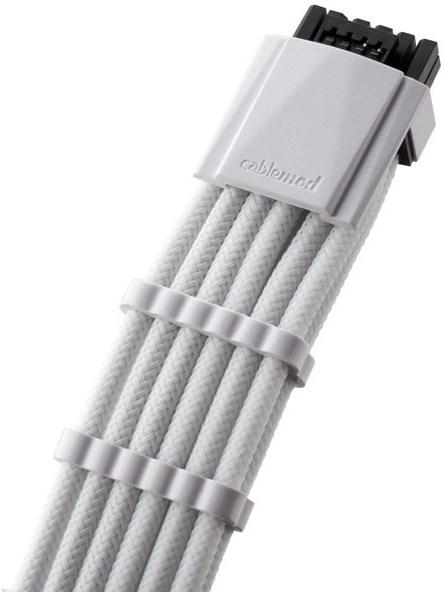 Produktbild CableMod Pro ModMesh 12VHPWR auf 3x PCI-e Verlängerung - 45cm, weiss