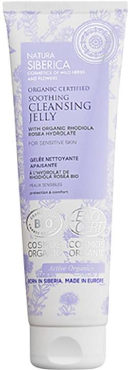 Natura Siberica Bio-zertifiziertes beruhigendes Reinigungsgel für empfindliche Haut, 140 ml (Reinigungsschaum, 140 ml)