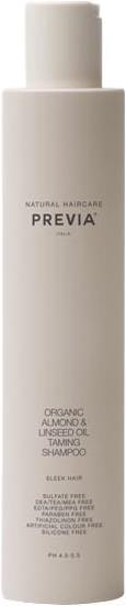 Produktbild Previa Organic Almond & Linseed Oil Taming Shampoo (250 ml, Flüssiges Shampoo)