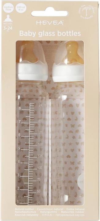 Actual product image Hevea Bottle set 2 pieces (240 ml)