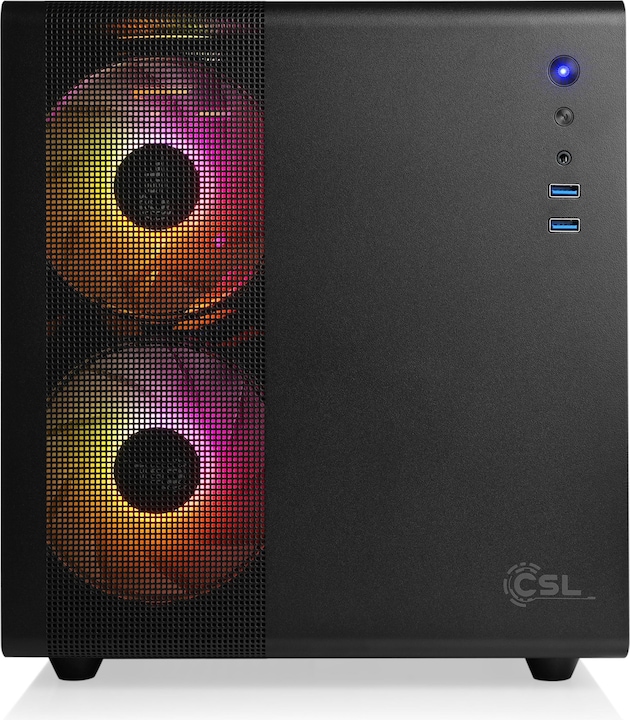 Actual product image CSL Gaming PC M11840H (AMD Ryzen 7 8700F, 32 GB, 2000 GB, GeForce RTX 5070)