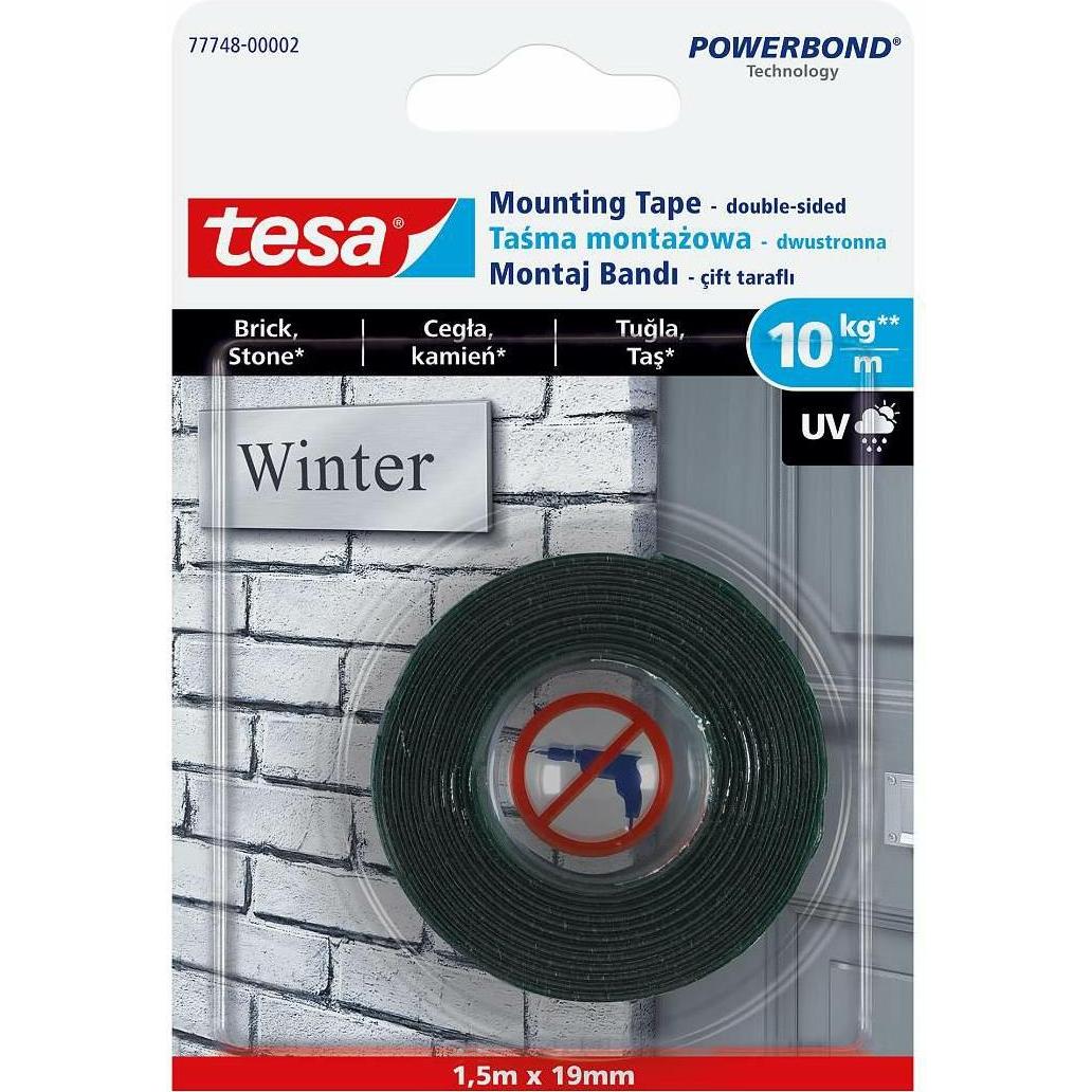 tesa, Klebeband, TAŚMA MONTAŻOWA NA ZEWNĄTRZ 1,5x19 (19 mm)