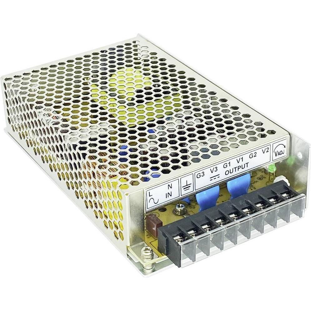 Dehner Elektronik SPS N080-T4 AC/DC-Einbaunetzteil 24 V/DC, 12 V/DC, 5 V/DC 8 A, Caricatore universale