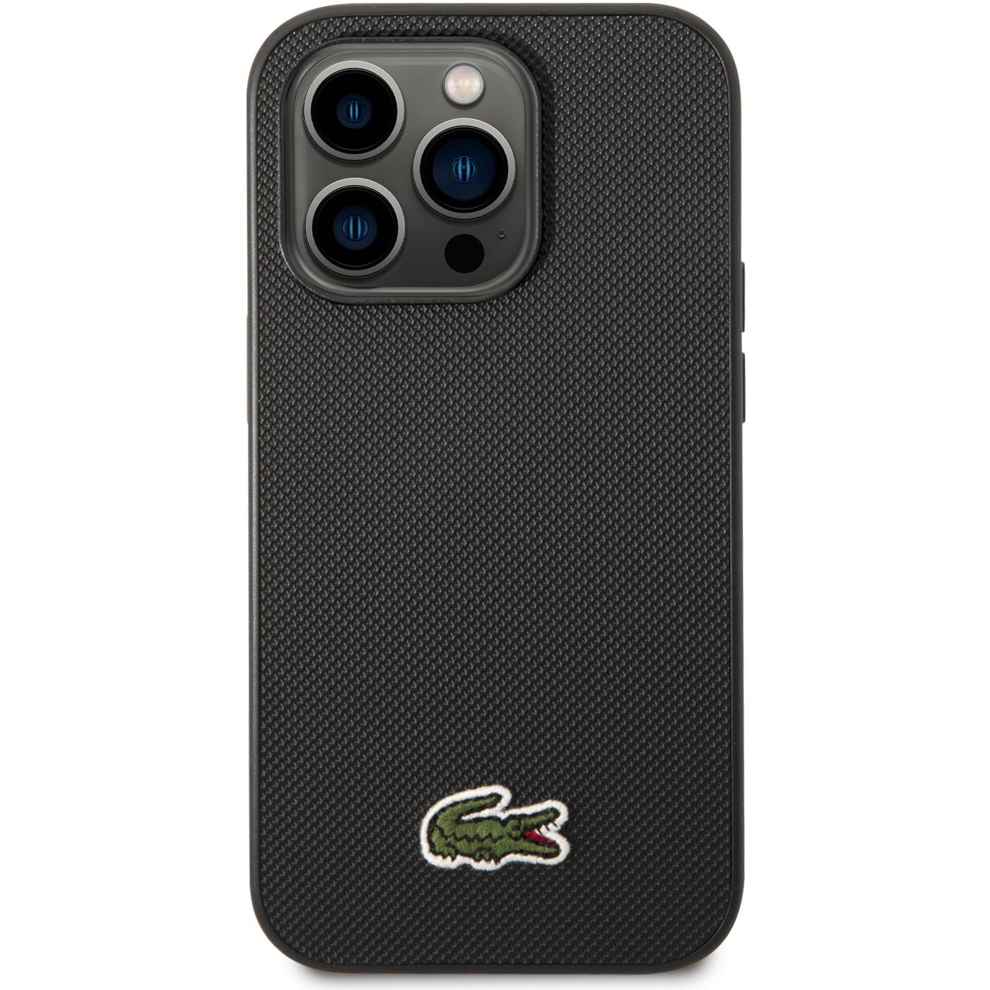 Thumbnail - Lacoste LCHMP14LPVCK iPhone 14 Pro 6.1" czarny/black hardcase Iconic Petit Pique MagSafe (Apple iPhone 14 Pro), Smartpho...