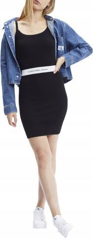 Immagine prodotto Calvin Klein Abito da donna con fascia in vita a contrasto (S)