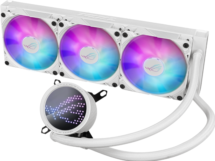 Actual product image ASUS CTE ROG RYUO III 360 ARGB White Edition