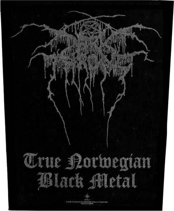 Actual product image Universal Textiles True Norwegian Black Metal Patch (1 x)