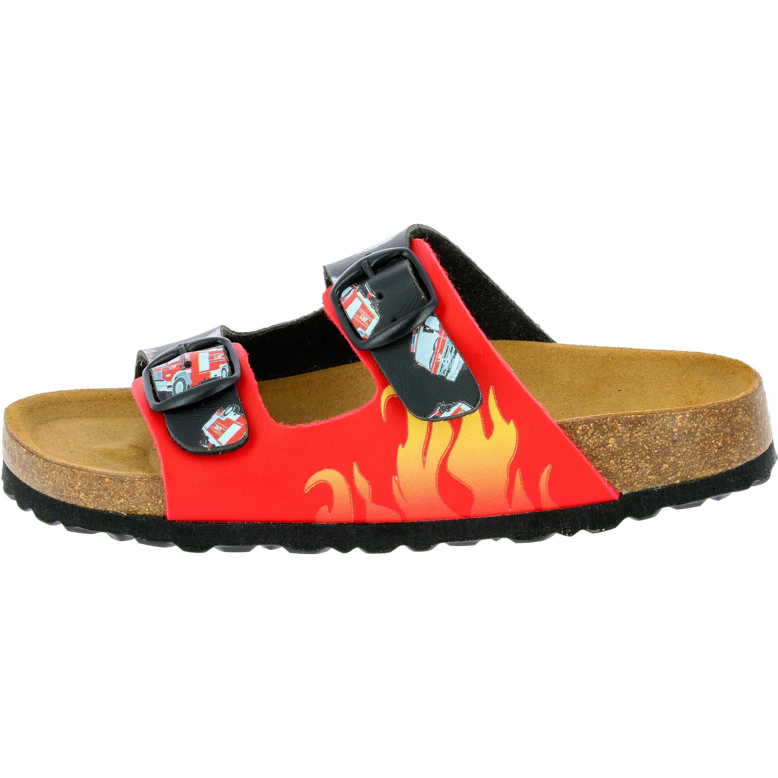 Thumbnail - Lico, Jungen, Hausschuhe, Bioline Kids Flame, Rot, (35)