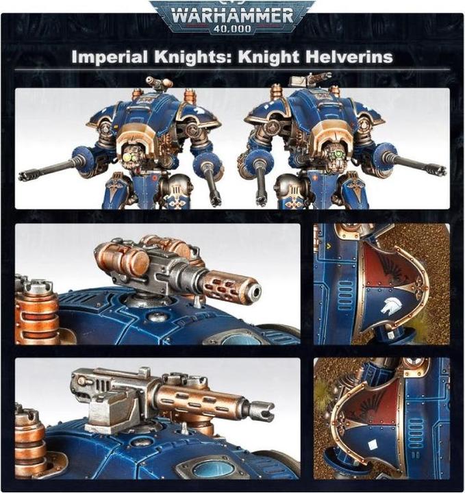 Produktbild Games Workshop Warhammer 40.000 - Imperial Knights Knight Armigers (Kunststoff)