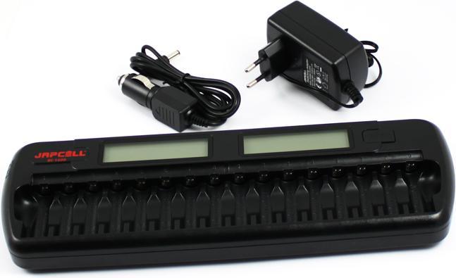 Actual product image Japcell BC-1600 charger (1 pcs., Battery + charger)