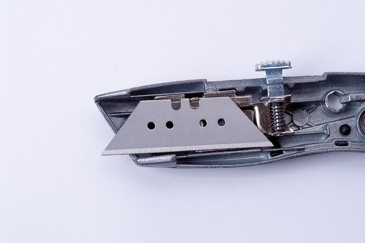 Produktbild wolfcraft 1 Trapezklingen-Messer einziehb. Klinge (Cutter)