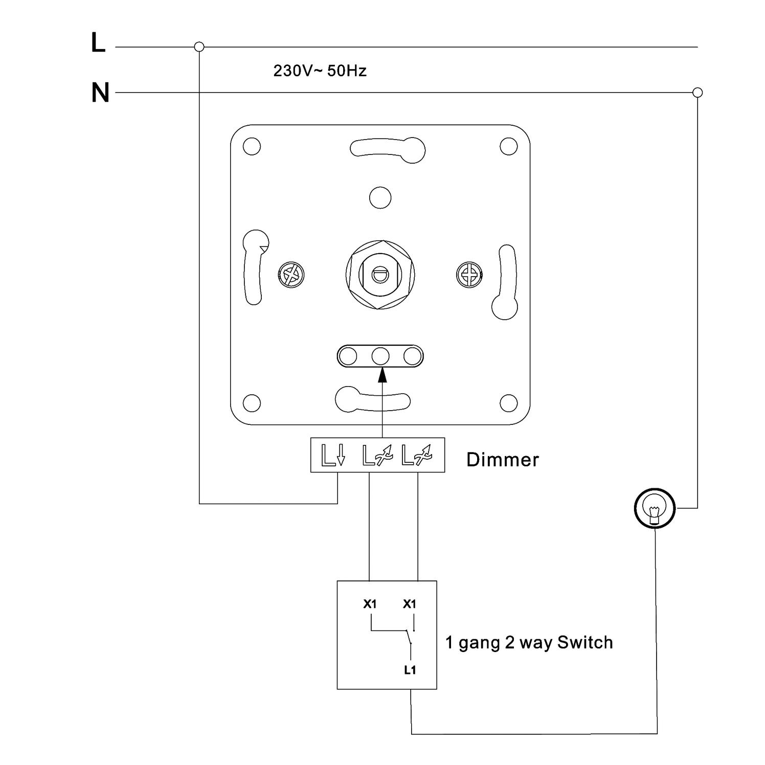 Thumbnail - Dotlux, Lichtschalter + Storenschalter, Phasenabschnittsdimmer