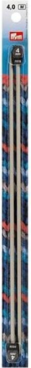 Produktbild Prym Stricknadeln 4.00 mm, Alu, 2 Stück, Grau