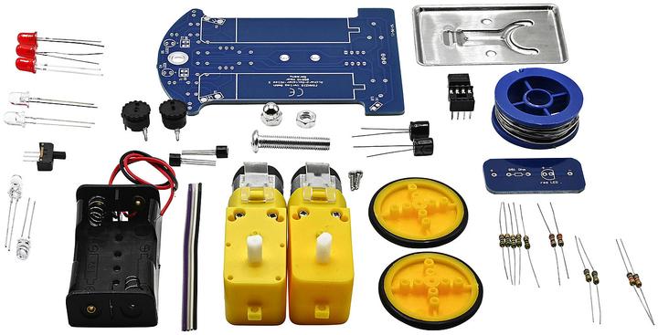 Actual product image Franzis Robot soldering workshop