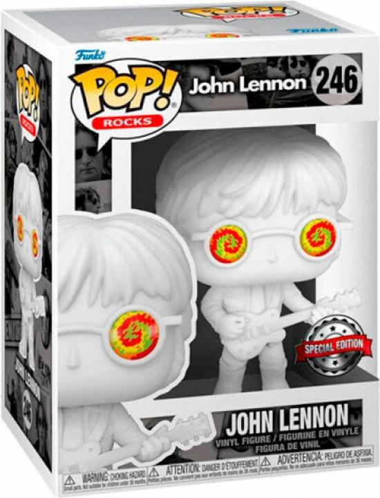Actual product image Funko POP! John Lennon with Psychedelic Shades (246) EXM
