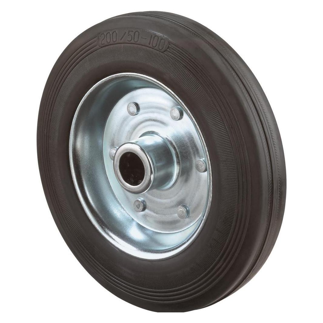 Hp Autozubehör, Meubelwielen, Reservewiel Wiel-Ø 80 Mm Draagvermogen 50 Kg Rubber As-Ø 12 Mm Naaflengte 40 Mm