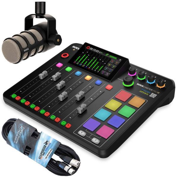 RØDE Rodecaster Pro II Station with Podmic with cable (Studio- and Livemixer)