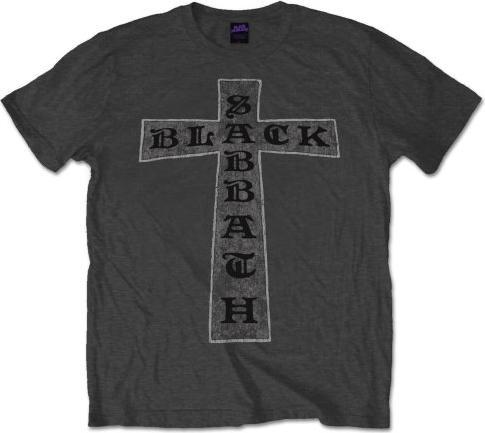 Actual product image Black Sabbath Sabbath Cross Mens Charcoal (XXL)