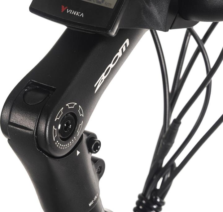 Produktbild Adore E-Citybike 28" Alu Cityfahrrad CV-180 Heckmotor 50NM / 15Ah Schwarz (48 cm)