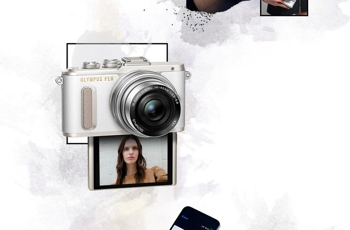 Actual product image Olympus PEN E-PL8 Kit (14 - 42 mm, 16.10 Mpx, Micro Four Thirds)