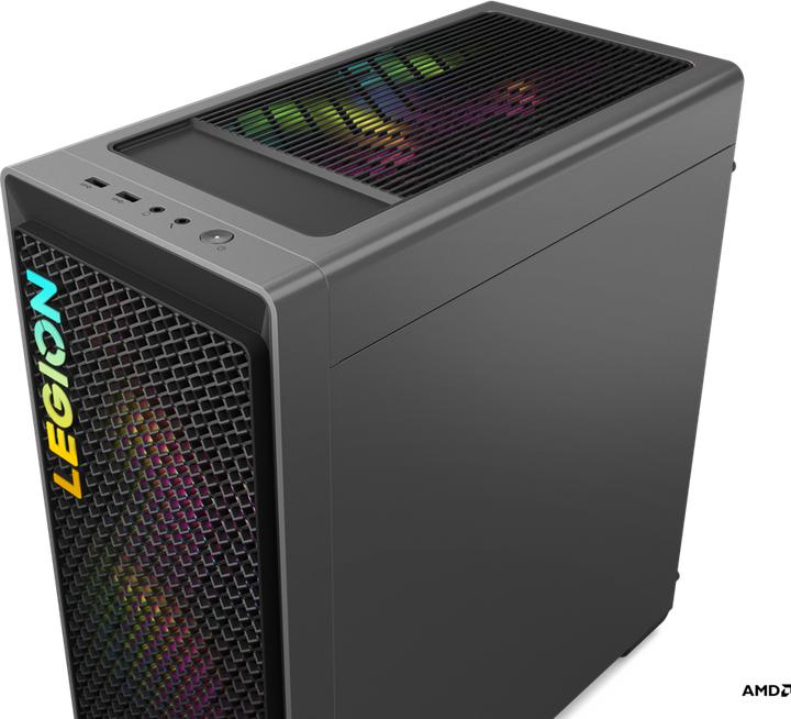 Actual product image Lenovo Legion T5 RTX 4070 (AMD Ryzen 7 7700, 32 GB, 1000 GB, GeForce RTX 4070)