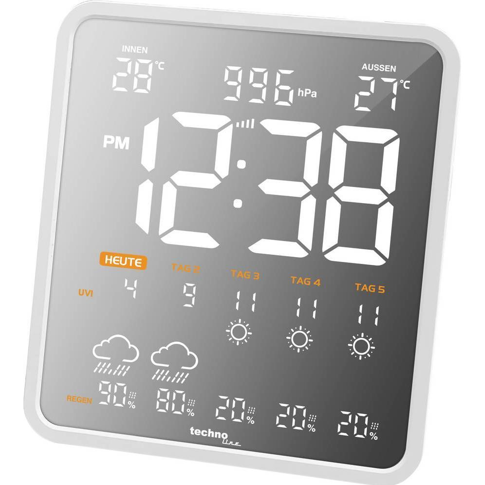 Technoline Stazione meteo WLAN, Stazione meteo, Bianco