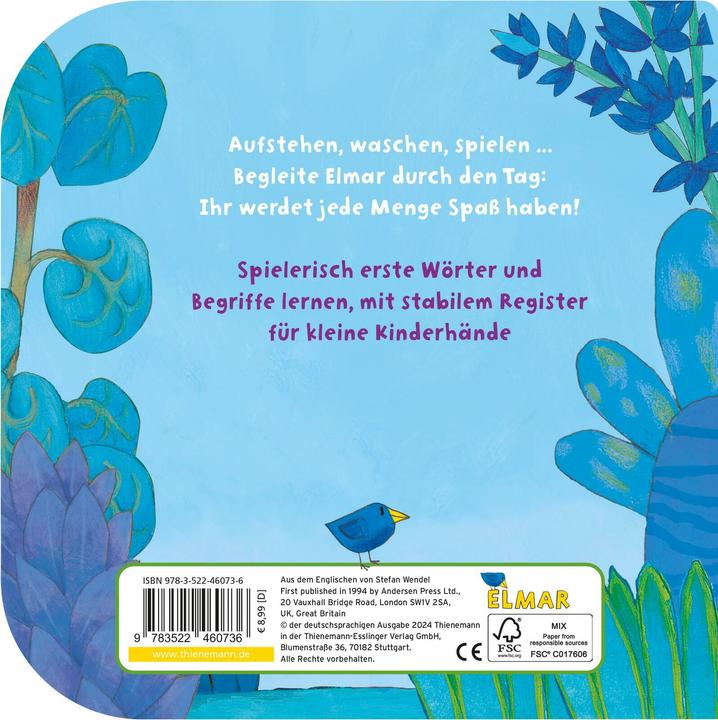 Produktbild Elmar: Elmars Tag (Deutsch)