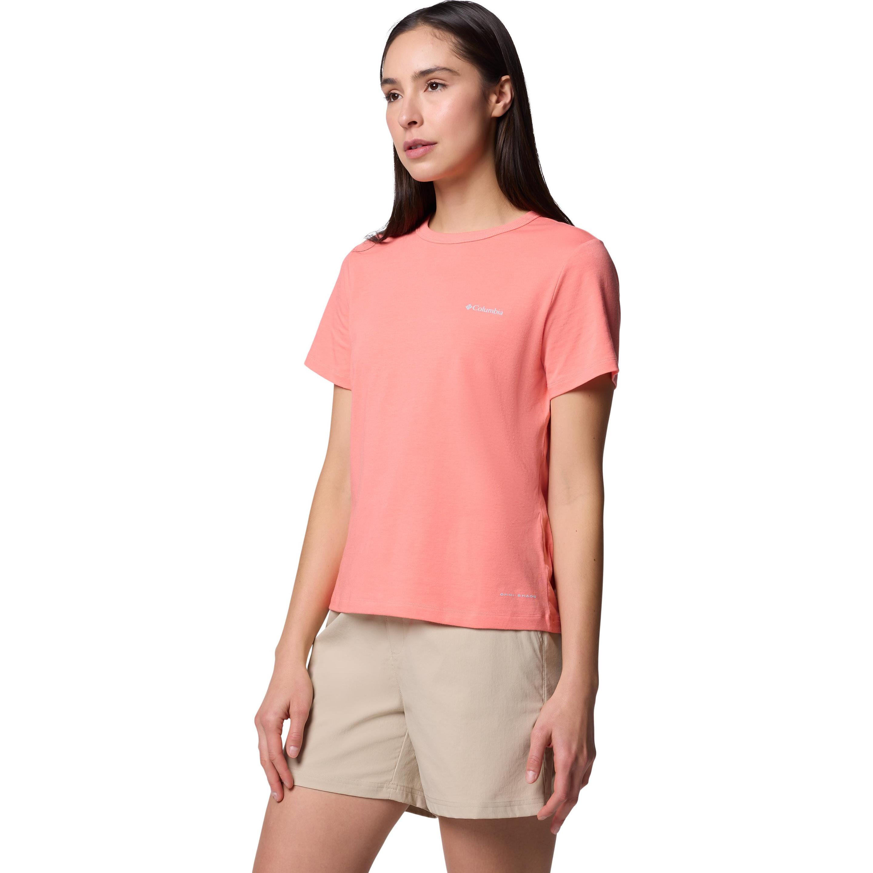 Columbia, Damen, Pullover, Sun Trek™ SS II, Rot, (L)