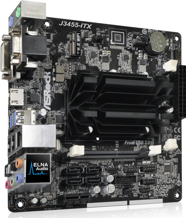 Actual product image AsRock J3455-ITX (Onboard, Intel SoC, Mini-ITX)