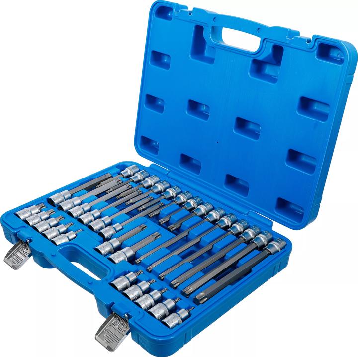 Actual product image BGS Bit Socket Set 12.5 mm (1/2") Drive T-Star (for Torx) 32 pcs.